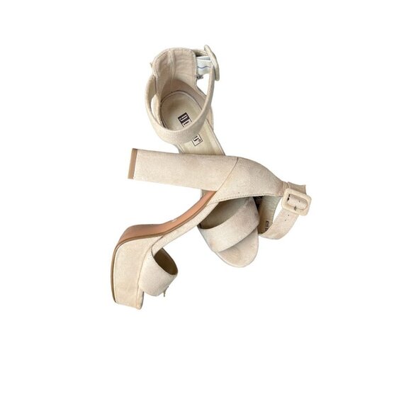 Indifu Womens Shoes Chunky High Heel Platform Sandals Size 8.5 - Picture 5 of 7